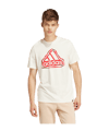adidas Folded Icons Badge of Sport T-Shirt Weiss - weiss