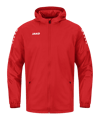 JAKO Team 2.0 Allwetterjacke Kids Rot F100