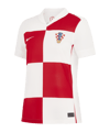 Nike Kroatien Trikot Home EM 2024 Damen Weiss Rot  Weiss F100 - weiss