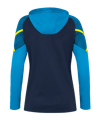 JAKO Performance Kapuzenjacke Damen Blau F908 - blau