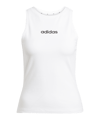 adidas Essentials Linear Tanktop Damen Weiß - weiss