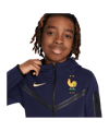 Nike Frankreich Tech Fleece Kapuzenjacke EM 2024 Kids Blau F498 - blau