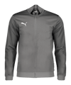 PUMA teamGOAL Casual Trainingsjacke Grau Weiss F13 - grau