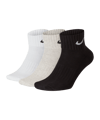 Nike Cushion Quarter 3er Pack Socken Training F901 - grau