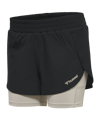 Hummel Mt Track 2 In 1 Short Damen Schwarz F2001
