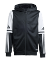 adidas Squadra 25 Kapuzenjacke Kids Schwarz