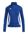 adidas Tiro 24 Trainingsjacke Damen Blau Weiss