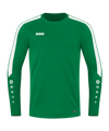 JAKO Power Sweatshirt Kids Grün Weiss F200