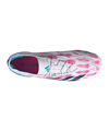adidas Predator Elite FG Reemergence Weiss Blau - weiss