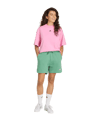 adidas 3 Stripes Studio T-Shirt Damen Rosa - rosa