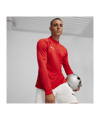 PUMA teamFINAL Training 1/4 Zip Sweatshirt Rot F01 - rot