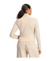 adidas Soft Lux Slim Trainingsjacke Damen Beige - beige