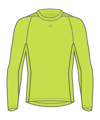adidas Techfit Aeroready Sweatshirt Gelb - gelb