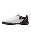 Nike Jr Phantom GX II Academy TF Kids Mad Ready Weiss Schwarz Gold F100 - weiss