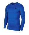 Nike Pro Langarmshirt Blau F480 - blau