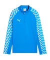 PUMA teamLIGA26 Training 1/4 Zip Top Kids Blau F02