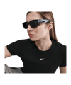 Nike NSW Rib T-Shirt Damen Schwarz F010