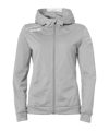 Kempa Player Kapuzenjacke Damen Grau Weiss F11