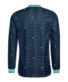 adidas DFB Deutschland Authentic Trikot Langarm Away WM 2026 Blau - blau