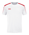 JAKO Power Trikot Kids Weiss Rot F004