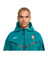 Nike Portugal Tech Fleece Hoody EM 2024 Grün F381 - gruen