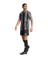 adidas Striped 24 Trikot Grau Schwarz - mehrfarbig