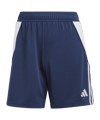 adidas Tiro 24 Short Damen Blau Weiss
