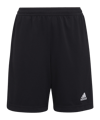 adidas Entrada 22 Trainingsshort Kids Schwarz - schwarz