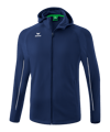 Erima Liga Star Kapuzenjacke Kids Blau Weiss - blau