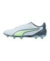 PUMA KING Pro FG/AG Lights Out Blau Grün F03 - blau