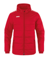 JAKO Team Coach Kapuzenjacke Kids Rot F100