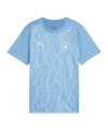 PUMA Manchester City Prematch Shirt 24/25 Kids F21 - blau