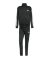 adidas 3 Stripes Trainingsanzug Schwarz - schwarz