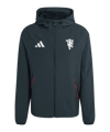 adidas Manchester United Tiro Travel Windjacke Grün - gruen