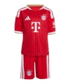 adidas FC Bayern München Trikot Set Home 2026/2027 Kids Rot - rot