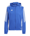 adidas Tiro 24 Windbreaker Damen Blau Weiss