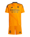 adidas Real Madrid Trikot Set Away 2024/2025 Kids Orange - orange