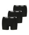PUMA EVERYDAY BASIC 3er Pack Boxershort Schwarz F001