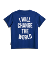 Hummel Revolution T-Shirt Kids Blau F7017 - blau