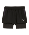 PUMA teamGOAL 2in1 Short Damen Schwarz Weiss F03 - schwarz