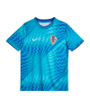 Nike HNS Kroatien Prematch T-Shirt WM 2026 Kids Blau F447 - blau
