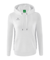 Erima Team Essential Hoody Damen Weiss Grau - weiss