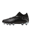 PUMA FUTURE 7 Pro FG/AG Eclipse Jr Kids Schwarz Silber F02 - schwarz