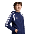 adidas Tiro 26 League Kapuzenjacke Kids Dunkelblau - weiss