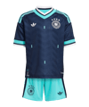adidas DFB Deutschland Trikot Set Away WM 2026 Kids Blau - blau