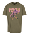 Mister Tee Look Oversized T-Shirt Grün - gruen