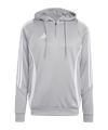 adidas Tiro 24 Training Hoody Grau Weiss