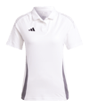 adidas Tiro 24 Competition Poloshirt Damen Weiss - weiss