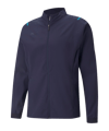 PUMA teamCUP Sideline Trainingsjacke Blau F02 - blau