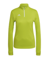 adidas Entrada 22 HalfZip Sweatshirt Damen Grün - gruen